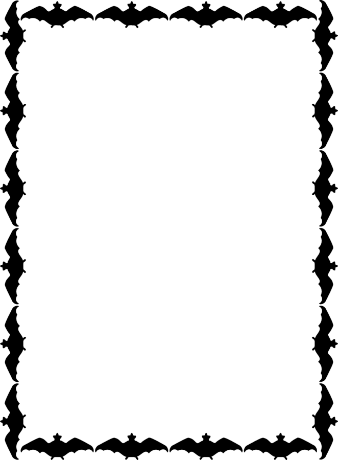 border clip art free download. Bats Frame: Full 8.5x11 order