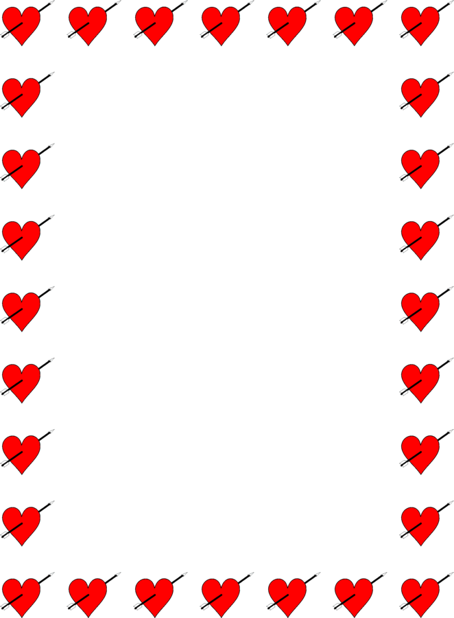 free clip art heart border - photo #23