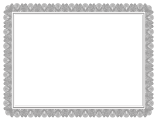 Award Certificate Border 13