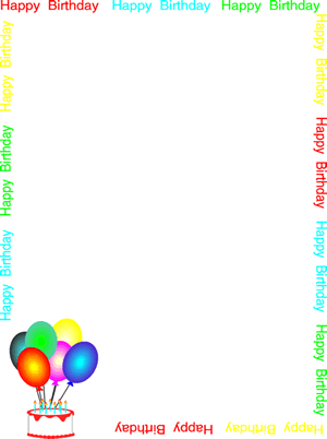Birthday Border