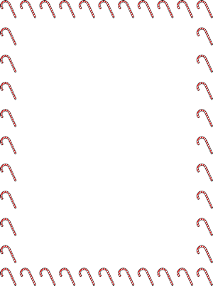 Candy Canes Border