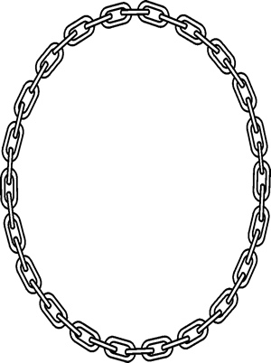 Oval Chain Border