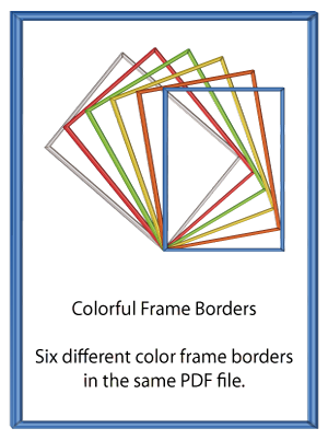 Colorful Frames Page Border