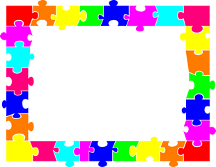 Color Puzzle Border