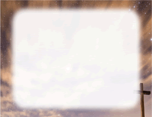 Cross and Night Sky Border