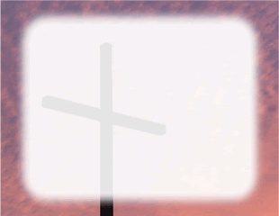 Cross at Sunset Border