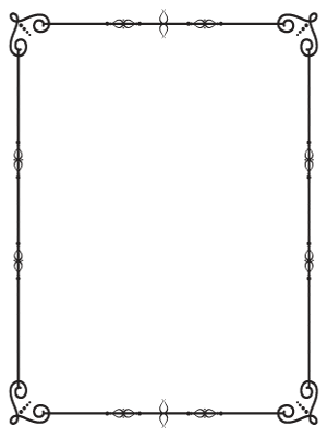 Free Printable Borders - Elegant Page Borders