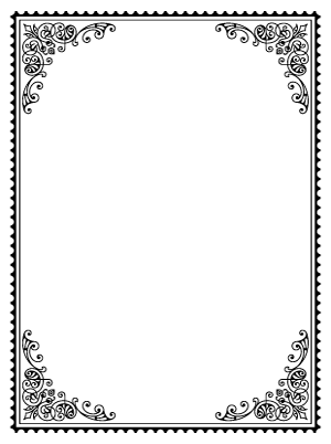 Free Printable Borders - Elegant Page Borders