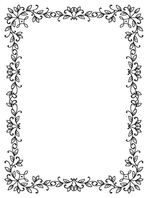 Free Printable Borders - Elegant Page Borders