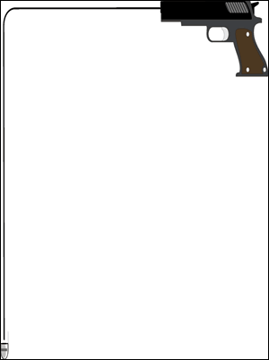 Gun and Bullet Border