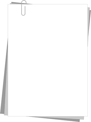 Papers Clipped Border