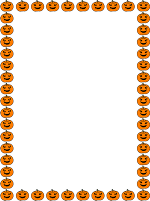 Pumpkins Border