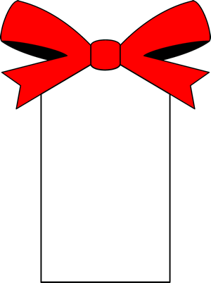 Red Bow Border