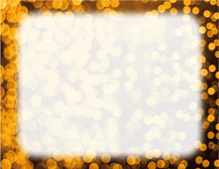 Round Yellow Lights Border