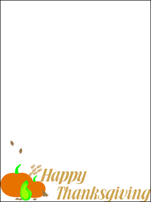Thanksgiving Border