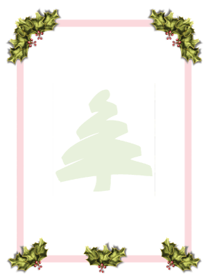 Free Printable Borders - Holiday Borders